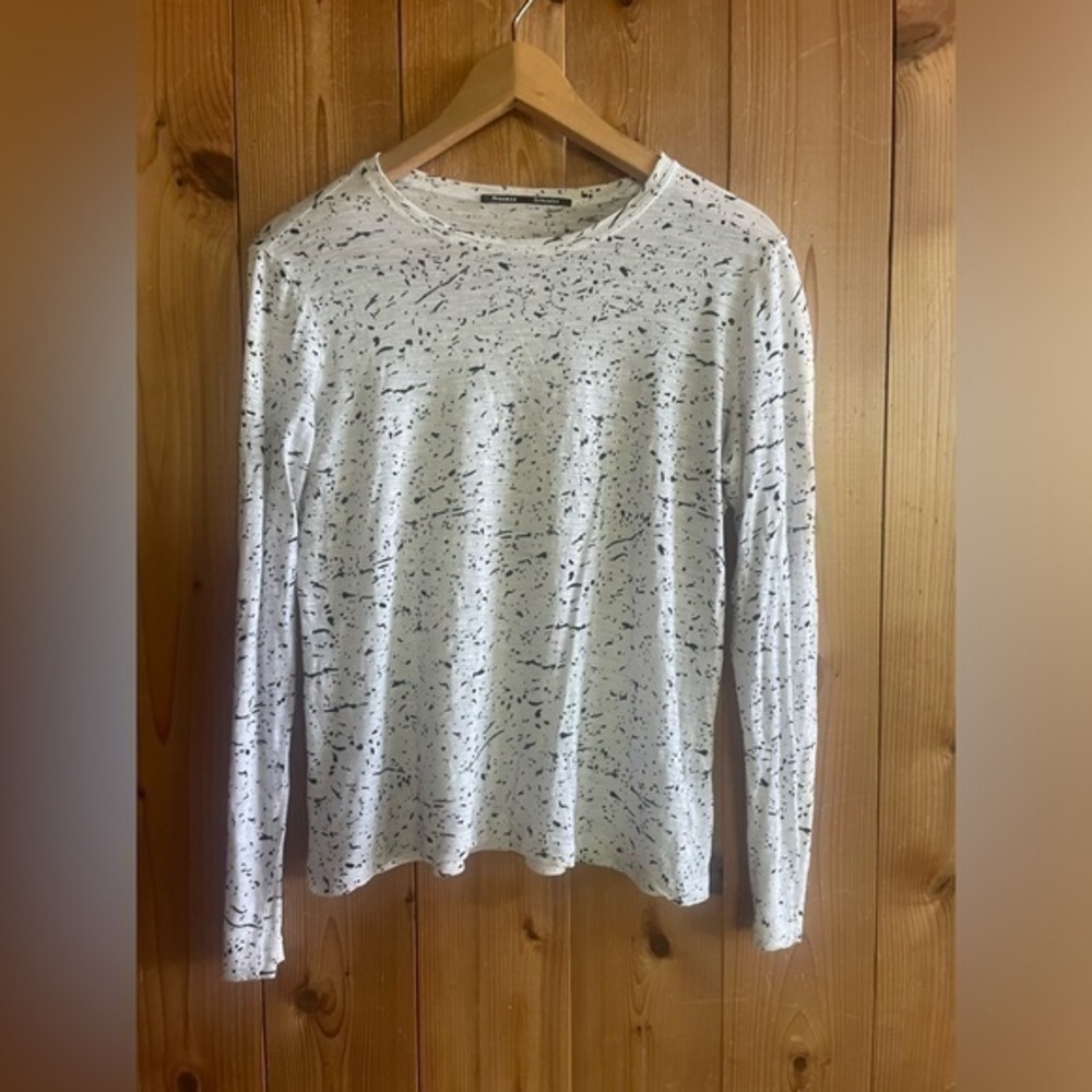 Proenza Schouler Splatter Print Tissue Tee Size Medium